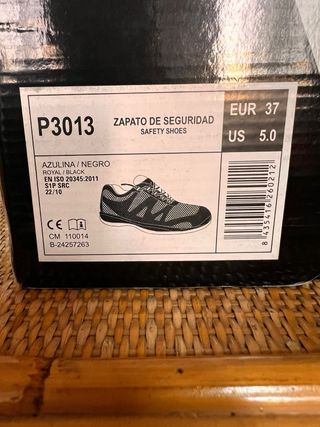 Zapato de seguridad Workteam mujer metal cree