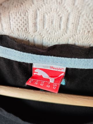 Camiseta manga corta negra Puma mujer talla s