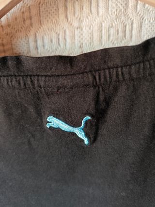 Camiseta manga corta negra Puma mujer talla s