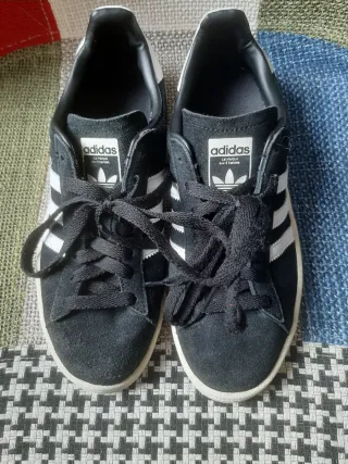 Zapatillas Adidas Campus Negras Blancas