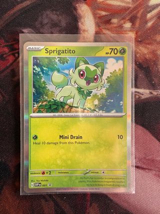 Carta Pokémon Sprigatito SVP 001
