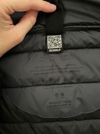 Abrigo Ecoalf Mujer Gris Talla XS