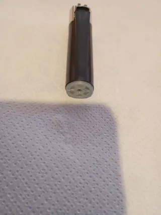 Mechero Clipper regulable negro y plateado