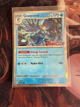 Quaquaval SVP 005 Carta Pokémon