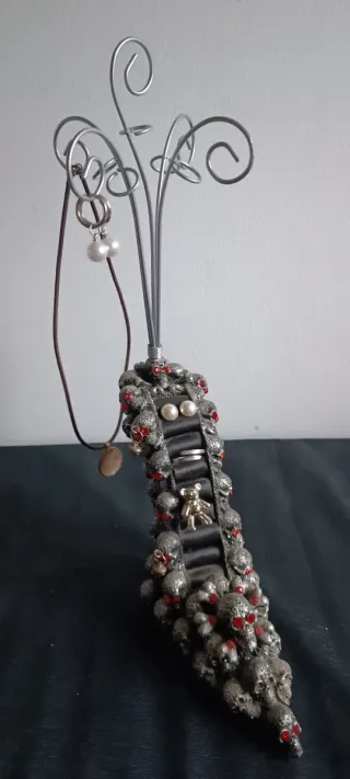 Joyero zapato tacón adornado