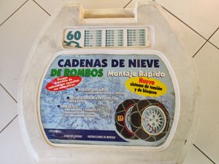 Cadenas para nieve Talla 60