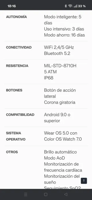 Oppo Watch X2 Smartwatch ULTIMO PRECIOOOO