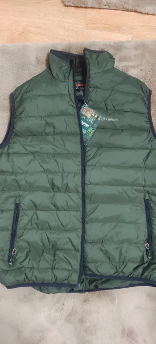 Chaleco Chiruca verde talla M y XL