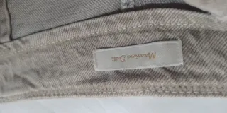 Pantalón Massimo Dutti Beige Mujer