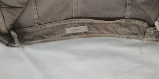 Pantalón Massimo Dutti Beige Mujer