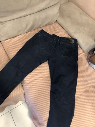 Jeans Jeckerson Uomo Taglia 50 Blu