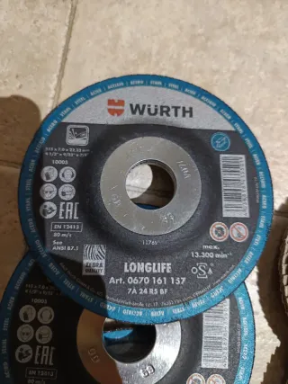 Discos de mil hojas y debaste