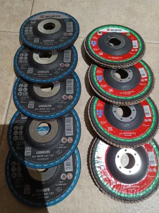 Discos de mil hojas y debaste