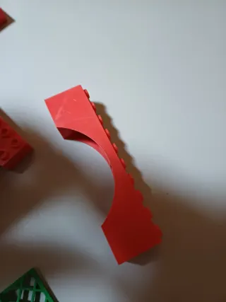 Lego Minitalia Pezzi Vari Rossi Bianchi Verdi