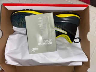 Zapatillas Puma Safety Charge Green Low. Talla 40