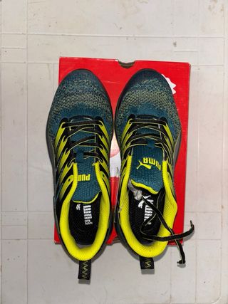 Zapatillas Puma Safety Charge Green Low. Talla 40