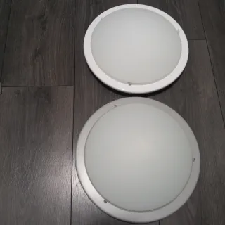 2 Plafones LED redondos