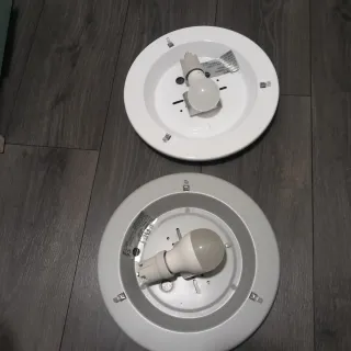 2 Plafones LED redondos