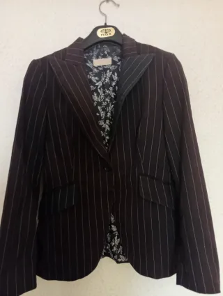 Chaqueta Massimo Dutti Rayas Mujer