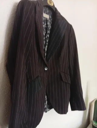 Chaqueta Massimo Dutti Rayas Mujer