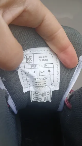 Patines Clásicos 4 Ruedas Blanco y Rosa