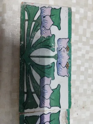 Azulejos antiguos florales