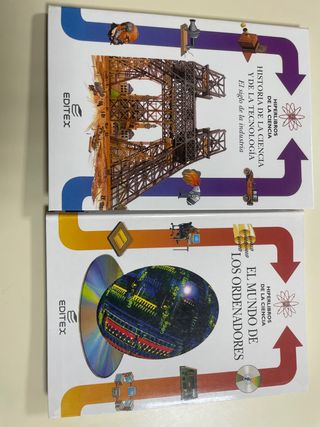 pack de dos libros saga hiperlibros de la ciencia