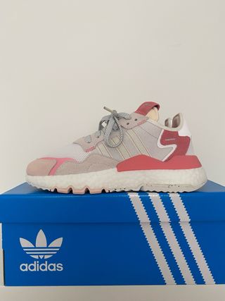 Zapatillas Adidas Talla 38 Blancas y Rosas