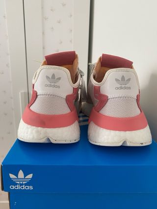 Zapatillas Adidas Talla 38 Blancas y Rosas