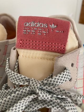 Zapatillas Adidas Talla 38 Blancas y Rosas