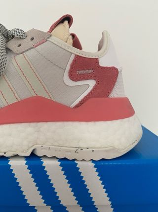 Zapatillas Adidas Talla 38 Blancas y Rosas