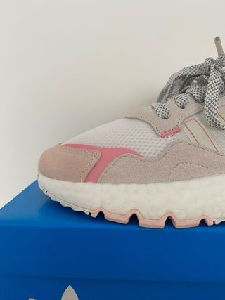 Zapatillas Adidas Talla 38 Blancas y Rosas