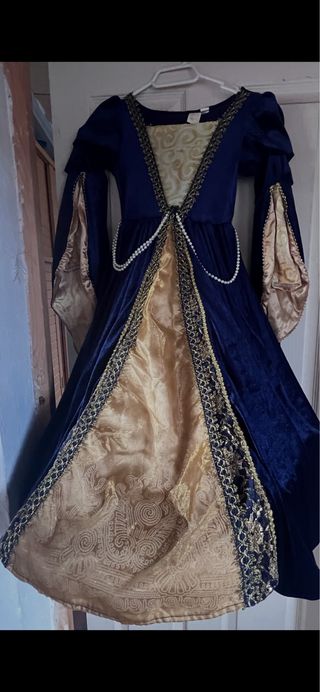 Disfraz Princesa Medieval Niña 7-10 Años