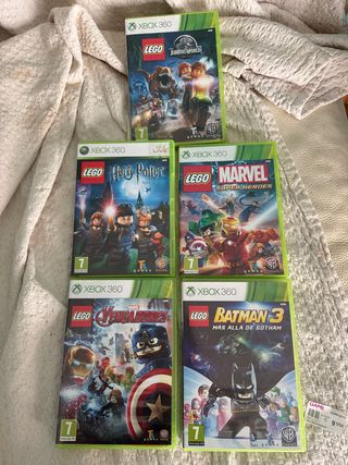 Lote 5 Juegos LEGO Xbox 360