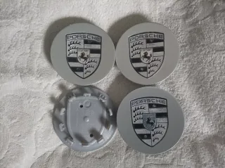 Tapabujes Porsche P-N 76mm centro rueda llanta log