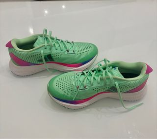 Zapatillas Adidas Adizero Running Verdes y Rosas