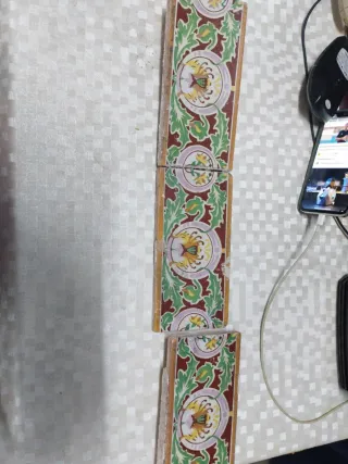 Azulejos antiguos decorados