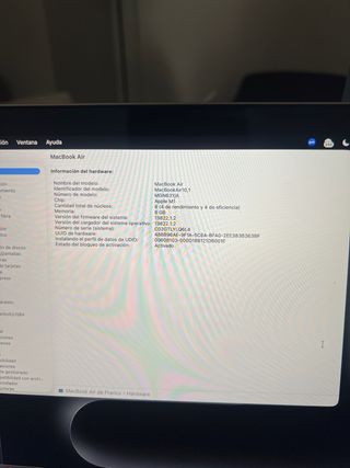 MacBook Apple Gris Espacial