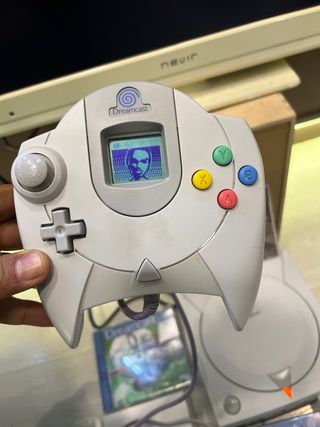 lote de Sega Dreamcast Blanca + Mando con juegos