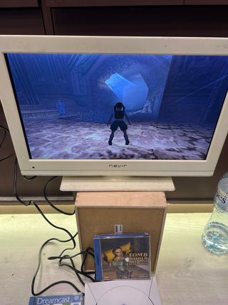 lote de Sega Dreamcast Blanca + Mando con juegos