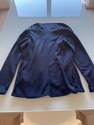 Giubbotto in maglia blu