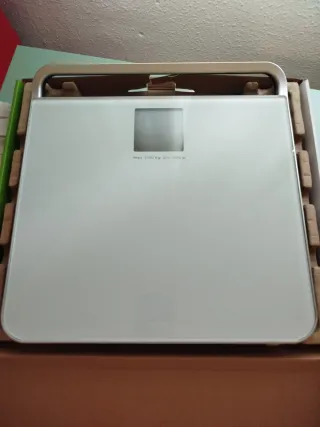 Báscula digital de vidrio