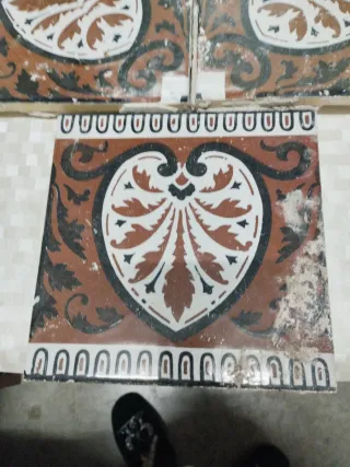 Azulejos antiguos decorados