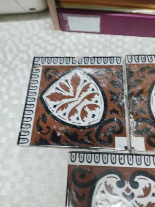 Azulejos antiguos decorados