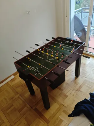 Futbolín, ping pong, billar, hockey infantil 4 en1