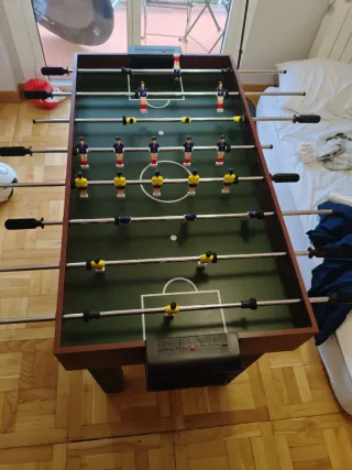 Futbolín, ping pong, billar, hockey infantil 4 en1