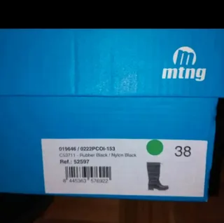 Botas de agua Mustang - Talla 38