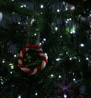 Decorazione Natalizia Handmade A te e famiglia