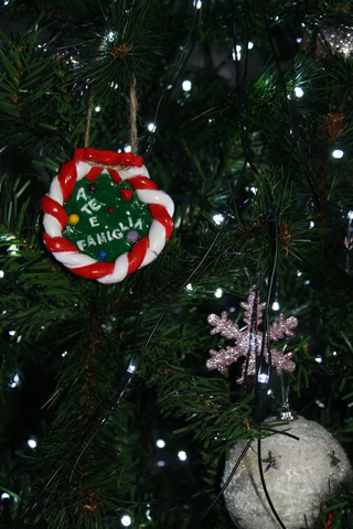 Decorazione Natalizia Handmade A te e famiglia