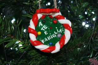 Decorazione Natalizia Handmade A te e famiglia